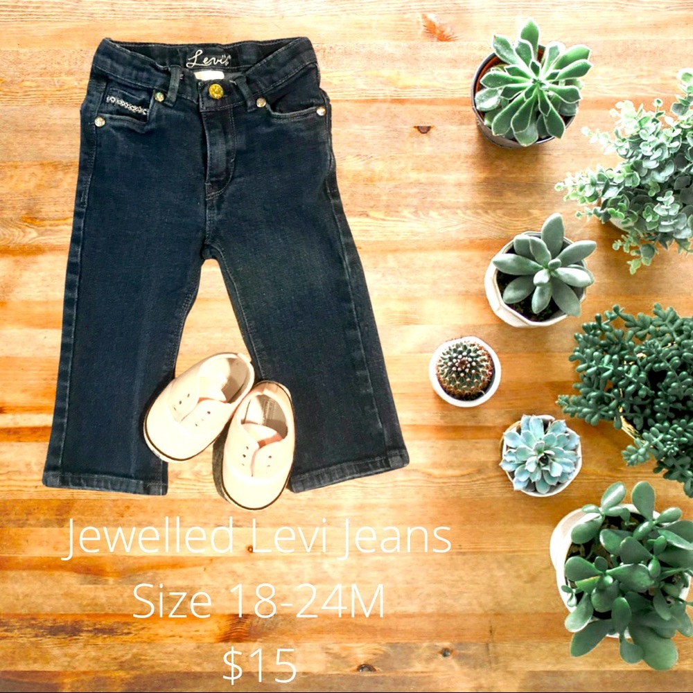 Jewelled Levi’s Jeans